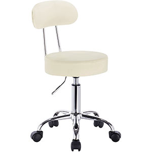 Drehhocker mit Lehne