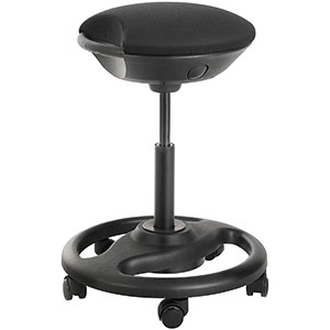 Ergonomischer Bürohocker mit Rollen