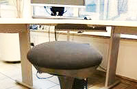 Sitzhocker im Homeoffice